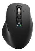Wireless Bluetooth Mouse, Multi-Device Ergonomic Mouse with 5 Programmable Buttons, 4-Way Metal Scroll Wheel,4800 DPI Adjustable, 18-Month Battery Life, Silent Click, for Laptop, PC, Mac - Black